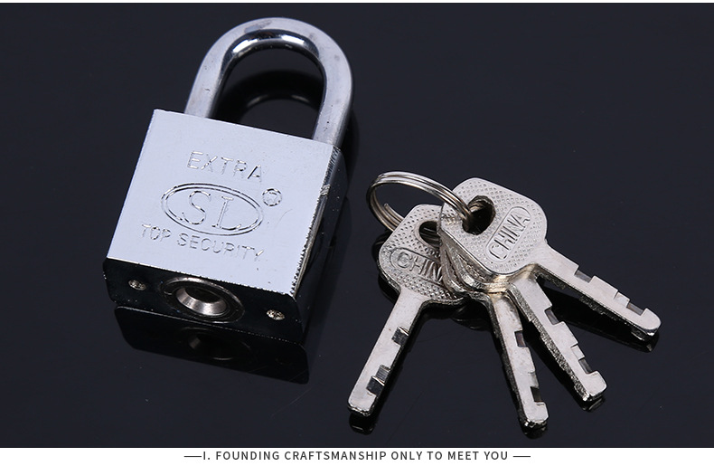 We offer wholesale of square blade padlocks, stainless steel padlocks, blade lock cores, and long beam iron padlocks for both household and commercial use pic 6