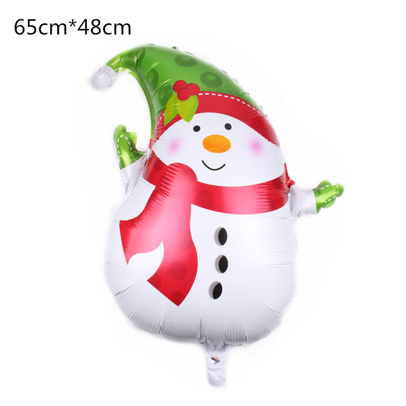 New Santa Claus Christmas tree aluminum film balloon Snowman Christmas atmosphere decoration aluminum film balloon pic 19