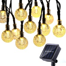 太阳能G40LED球泡2700K暖灯庭院户外USB充电3W高亮玻璃模式CE灯串详情6