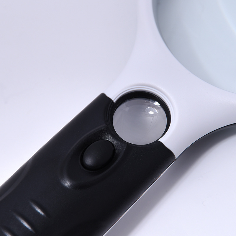 MG6902A handheld reading magnifying glass, dual-light magnifying glass with LED lighting, reading glass manufacturer wholesale pic 5
