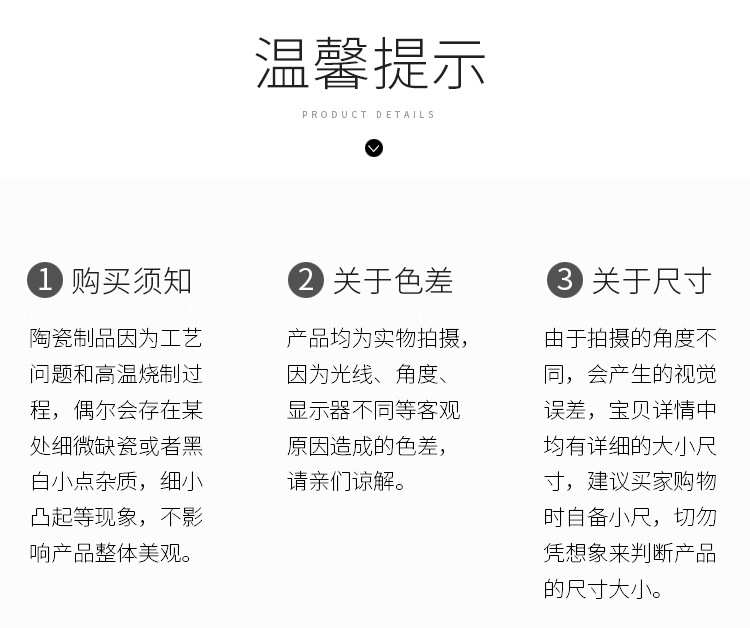 北欧金边哑光白家居日用面陶瓷碗盘子汤勺套装创意餐具套装批发详情24