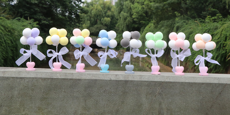 Wholesale of cute, creative and personalized macaron-colored car decorations for car ornaments, love declaration balloons, and car interiors pic 7
