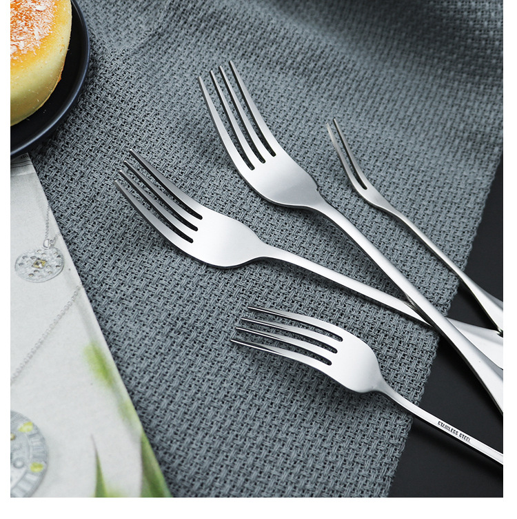 不锈钢状元牛排刀叉西餐具酒店沙拉公用勺冰勺甜品雪糕咖啡勺圆匙详情12