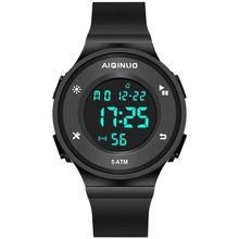 女生石英表少女夜光闺蜜韩版简约防水潮流复古电子手表现货淘货源详情3