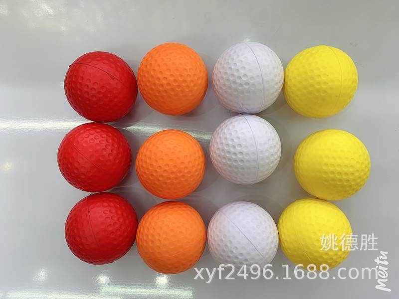 厂家直销6.8厘米PU发泡圣诞老人压力玩具礼品可制LOGO手指锻炼球详情12