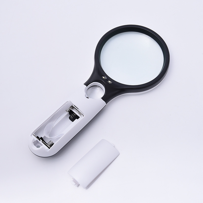 MG6902A handheld reading magnifying glass, dual-light magnifying glass with LED lighting, reading glass manufacturer wholesale pic 6