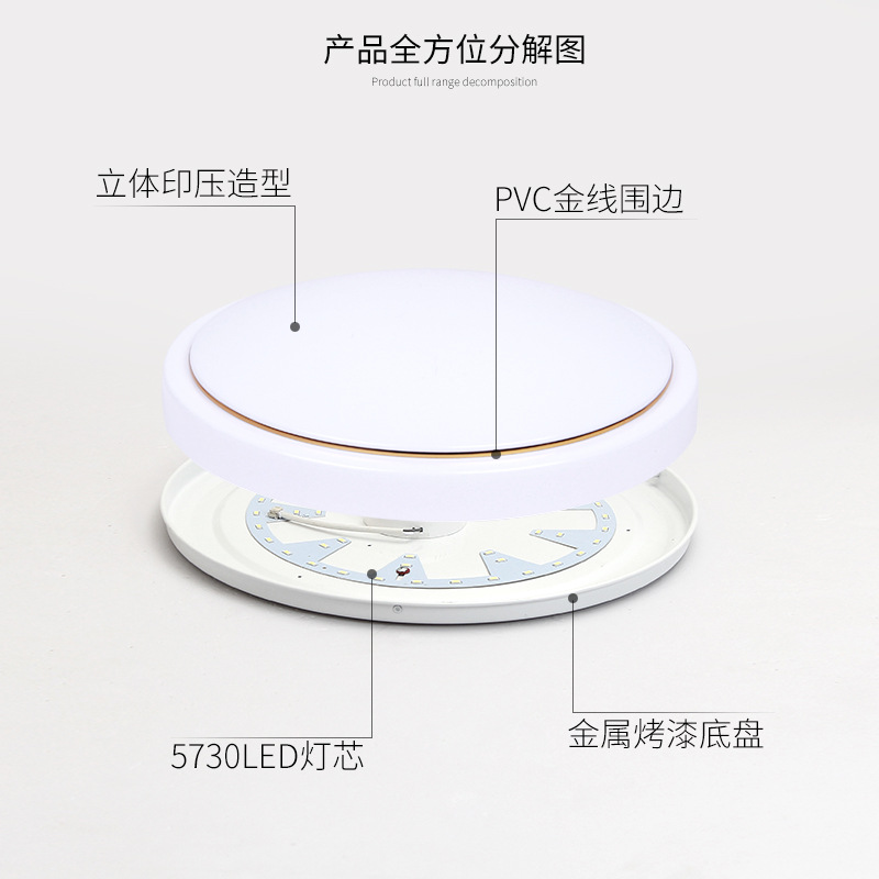 Led ceiling lamps, simple and modern acrylic bedroom, living room, balcony, corridor and corridor lighting fixtures, home ceiling lamps pic 10