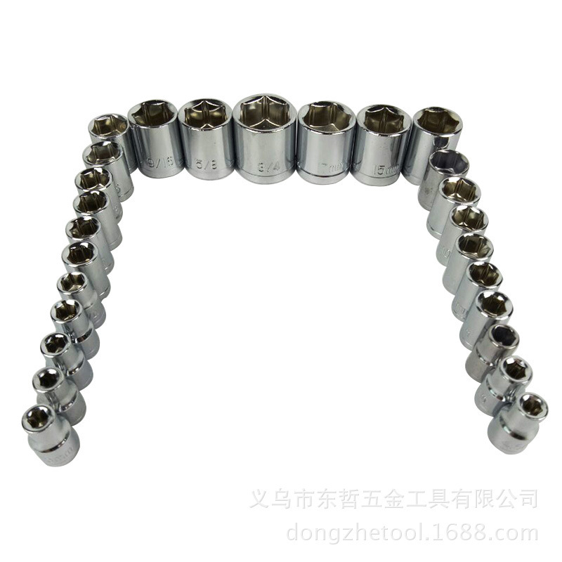 40pc Short handle tool set stubby set ratchet wrench adjustable wrench maintenance tool pic 31