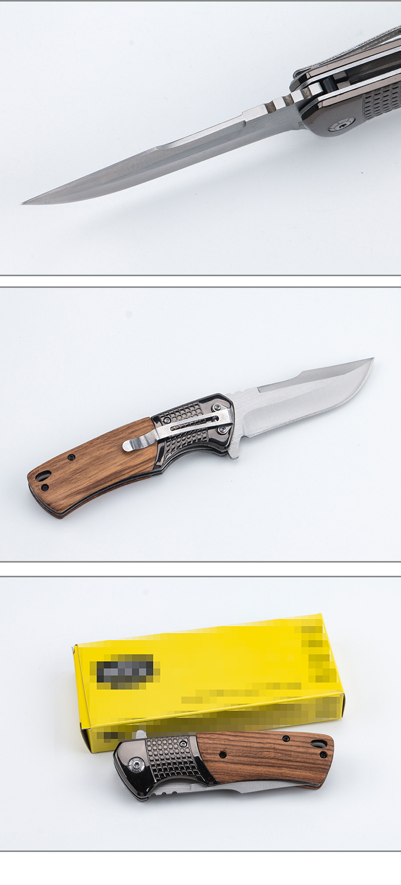 Outdoor folding knife DA96, high-hardness folding knife, multi-functional survival knife for the wild, camping self-defense tool knife pic 5