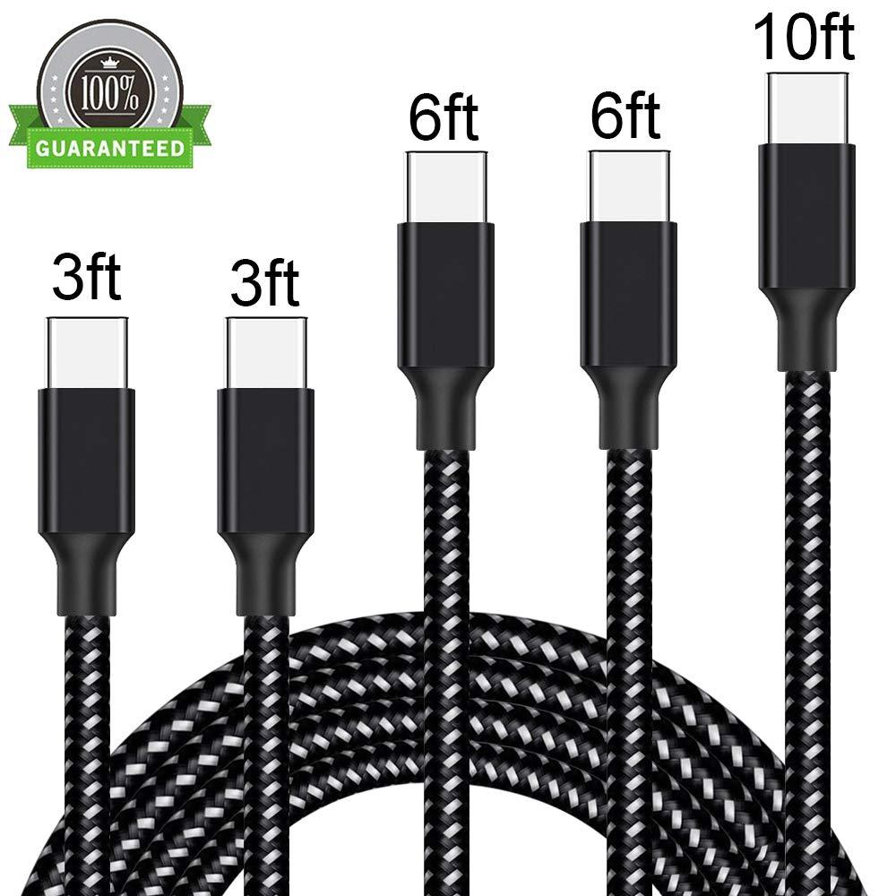 Elbow data cable c to c double-ended type-c nylon braided PD fast charging data cable 60W3A pic 26