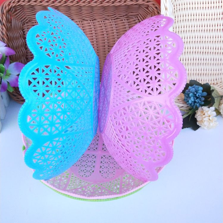 【 Zone 2-2 】 Love Fruit Platter 400 yuan per box, lace heart fruit platter, plastic fruit Platter, candy Platter, Snack basket 1 yuan, wholesale 2 yuan pic 4