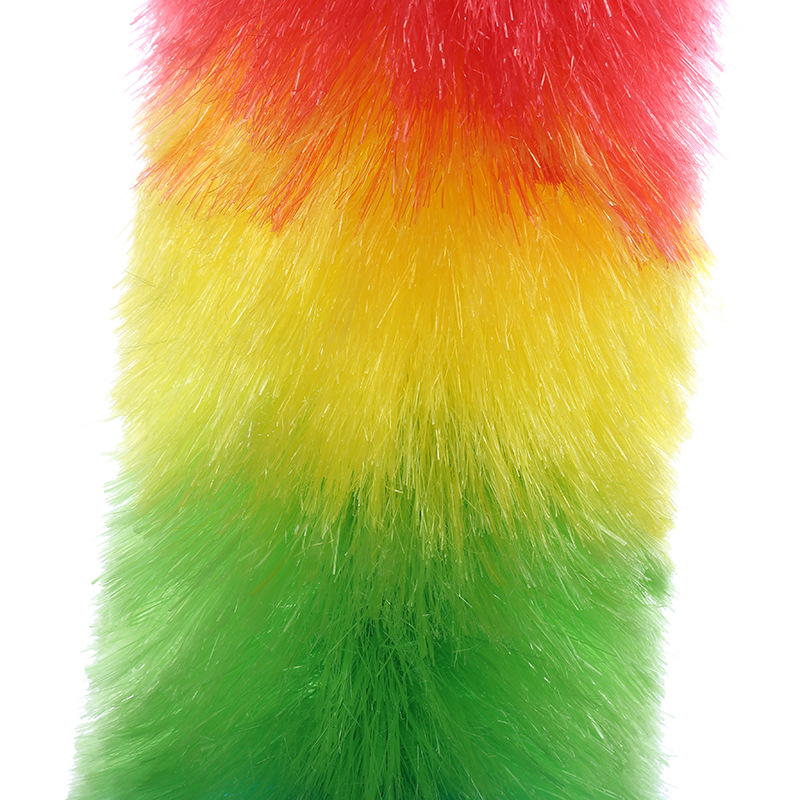 Cross-border wholesale of colored PP silk feather dusters, short dusters, household dust removal, static dust sweeping, anti-static, static dust removal pic 9