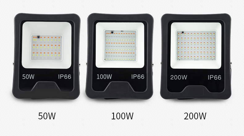 LED floodlights, aluminum waterproof outdoor lights, 200W advertising lights, outdoor lighting high-brightness spotlights, courtyard illumination lights pic 6