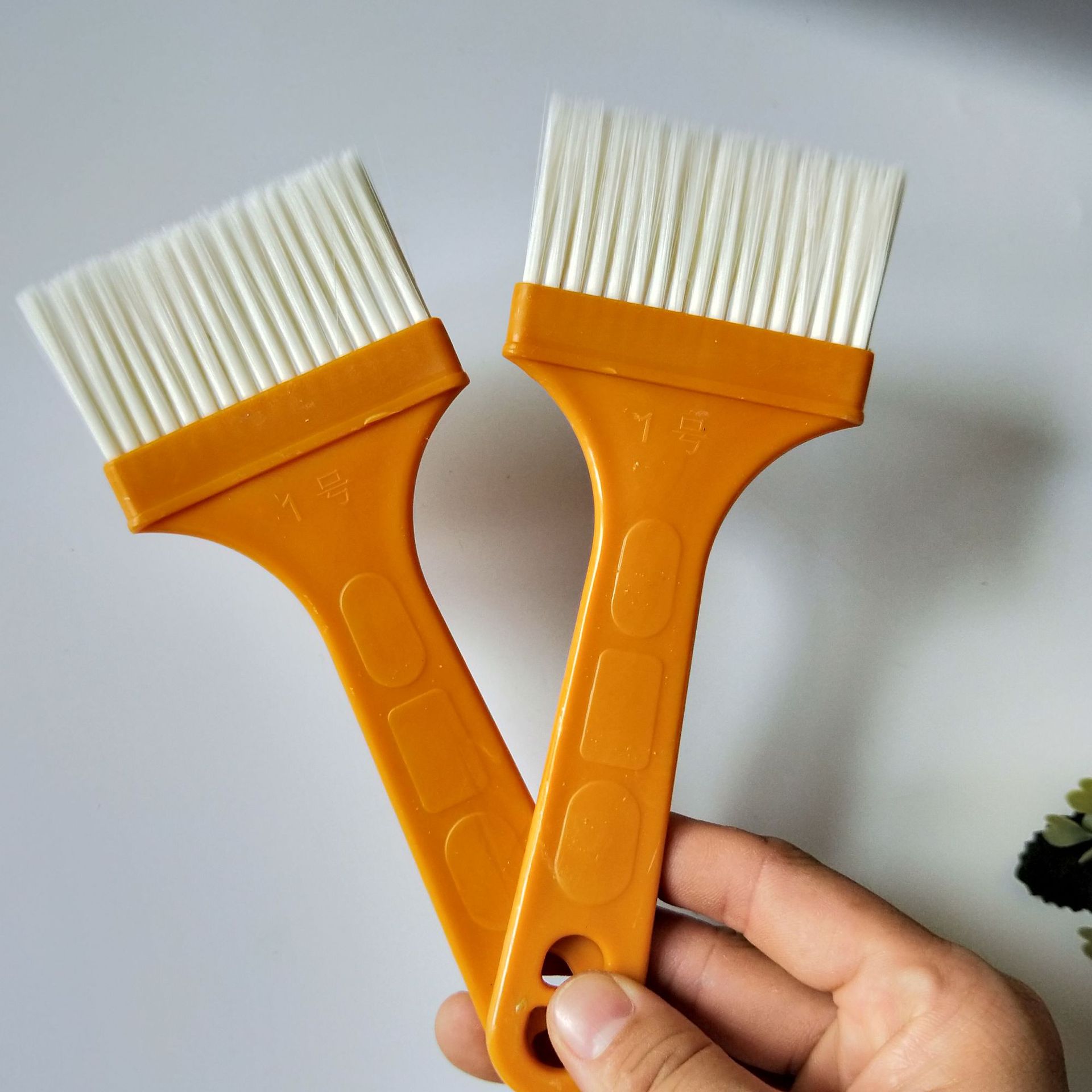 【 Zone 3-7 】 No. 1 board brush 40/ box 1680/ box Factory direct supply board brush, yellow handle paint brush, barbecue brush, white bristle paint brush, cleaning brush, 1 yuan supply pic 6