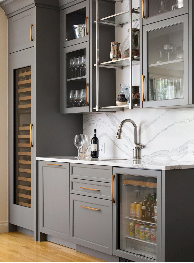 森珀北欧现代简约轻奢拉手橱柜衣柜柜门抽屉电视柜拉手黄古铜拉手详情6