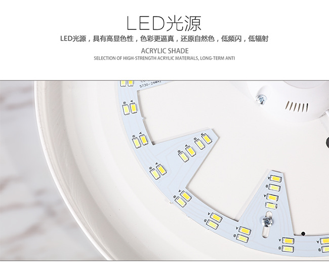 Led ceiling lamps, simple and modern acrylic bedroom, living room, balcony, corridor and corridor lighting fixtures, home ceiling lamps pic 11