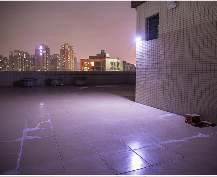 Cross-border exclusive supply of 56LED solar lamps, outdoor garden lamps, split-type garage solar human body sensor wall lamps pic 20