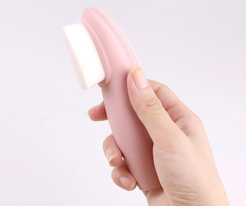 卓尔雅面部清洁刷软毛硅胶美容洗脸刷家用洁面仪小蛮腰护肤工具详情16