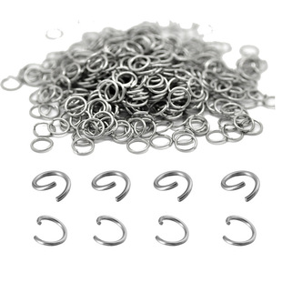 47 specifications of stainless steel open rings, closed rings, DIY jewelry accessories, bracelets, necklaces and connection rings are available for wholesale in stock pic 1