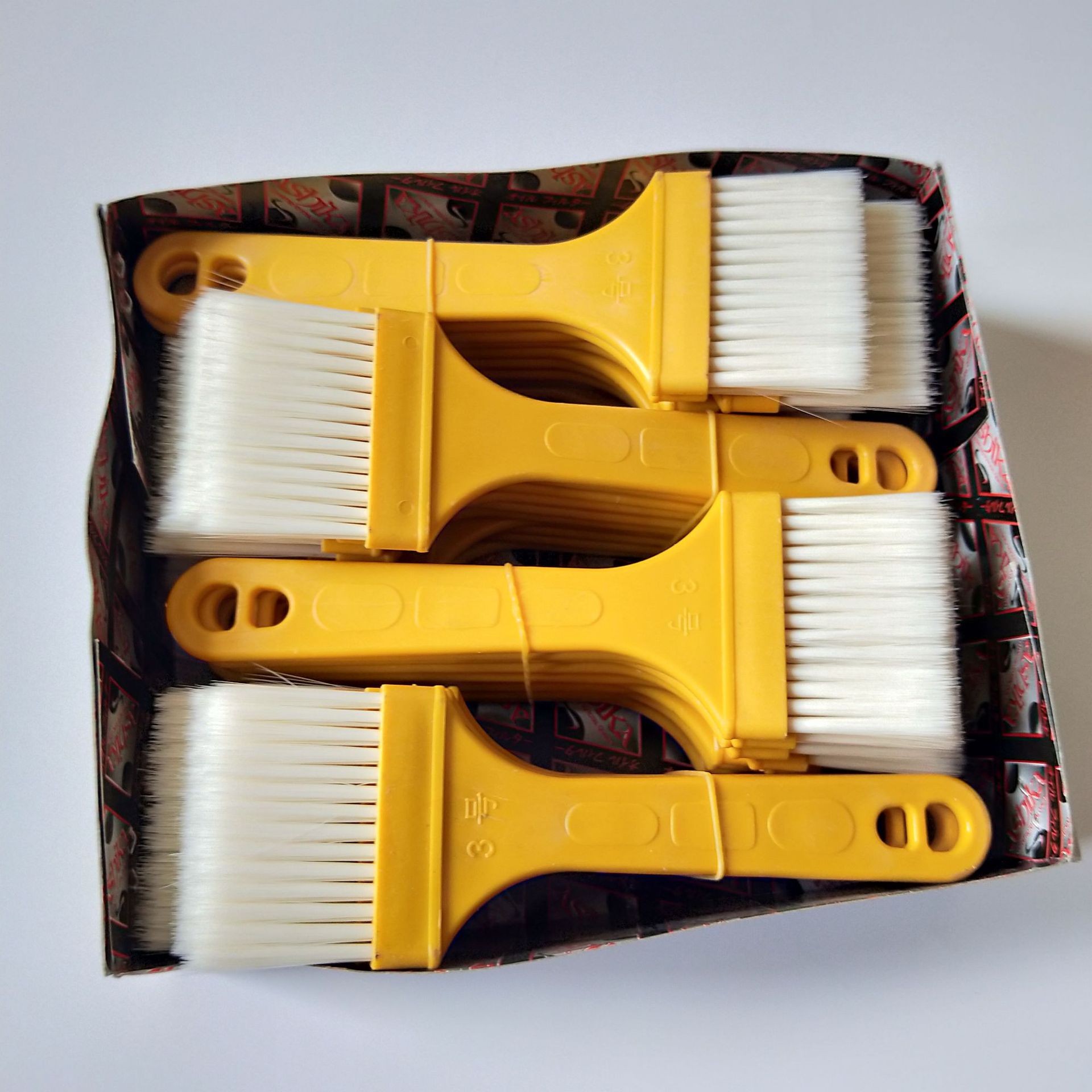 【 Zone 3-7 】 No. 3 board brush: 40 yuan per box, 1800 yuan per case. Special batch: Yellow bristle brush, yellow handle paint brush, barbecue chef: 1 yuan. Wholesale of hardware tools pic 1