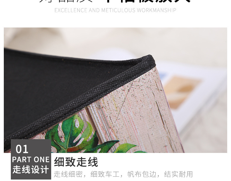 New fashionable large-capacity storage stools that can seat people, non-woven fabric storage stools, and various styles of storage boxes are available for wholesale from the manufacturer pic 14