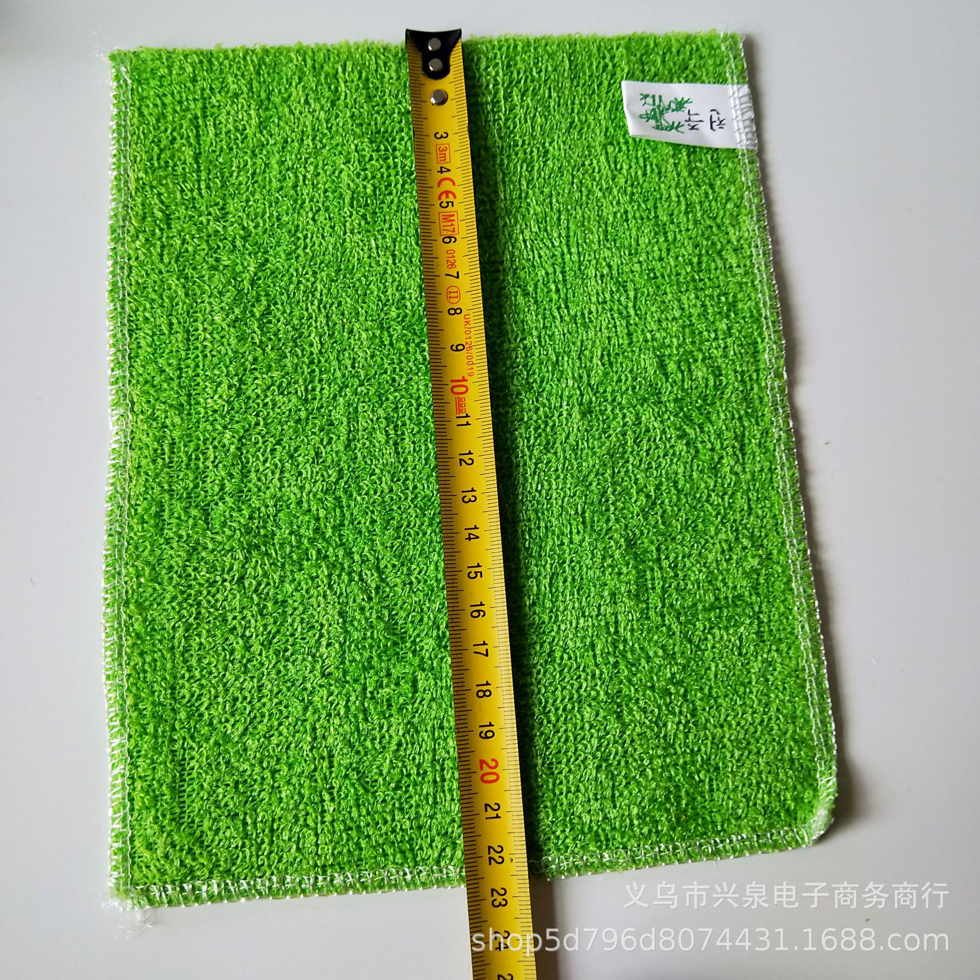 【 Zone 2-12 】【 Large Color 】 Bamboo Fiber Scouring Pad 50/ pack 1218*23 Bamboo Fiber Dishcloth Non-stick Scouring pad Absorbent Dishcloth Rag Bamboo Charcoal Bamboo Fiber 2 yuan supply pic 1