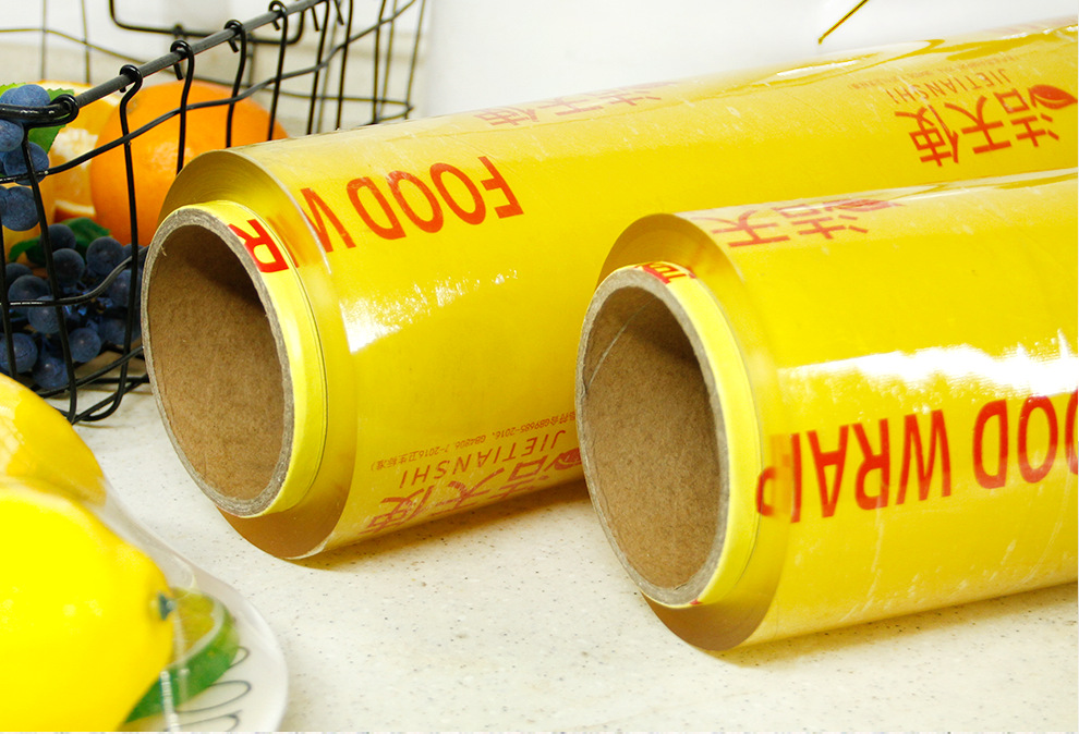 一次性PVC保鲜膜大卷美容院商用超市水果家用食品级一件起批发详情10