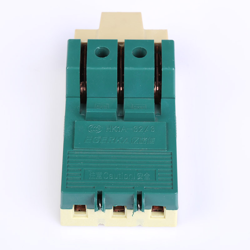 Wholesale green shell knife switch HK1, open type knife switch, new type of knife switch, green bakelite knife switch, Yige Jia pic 2