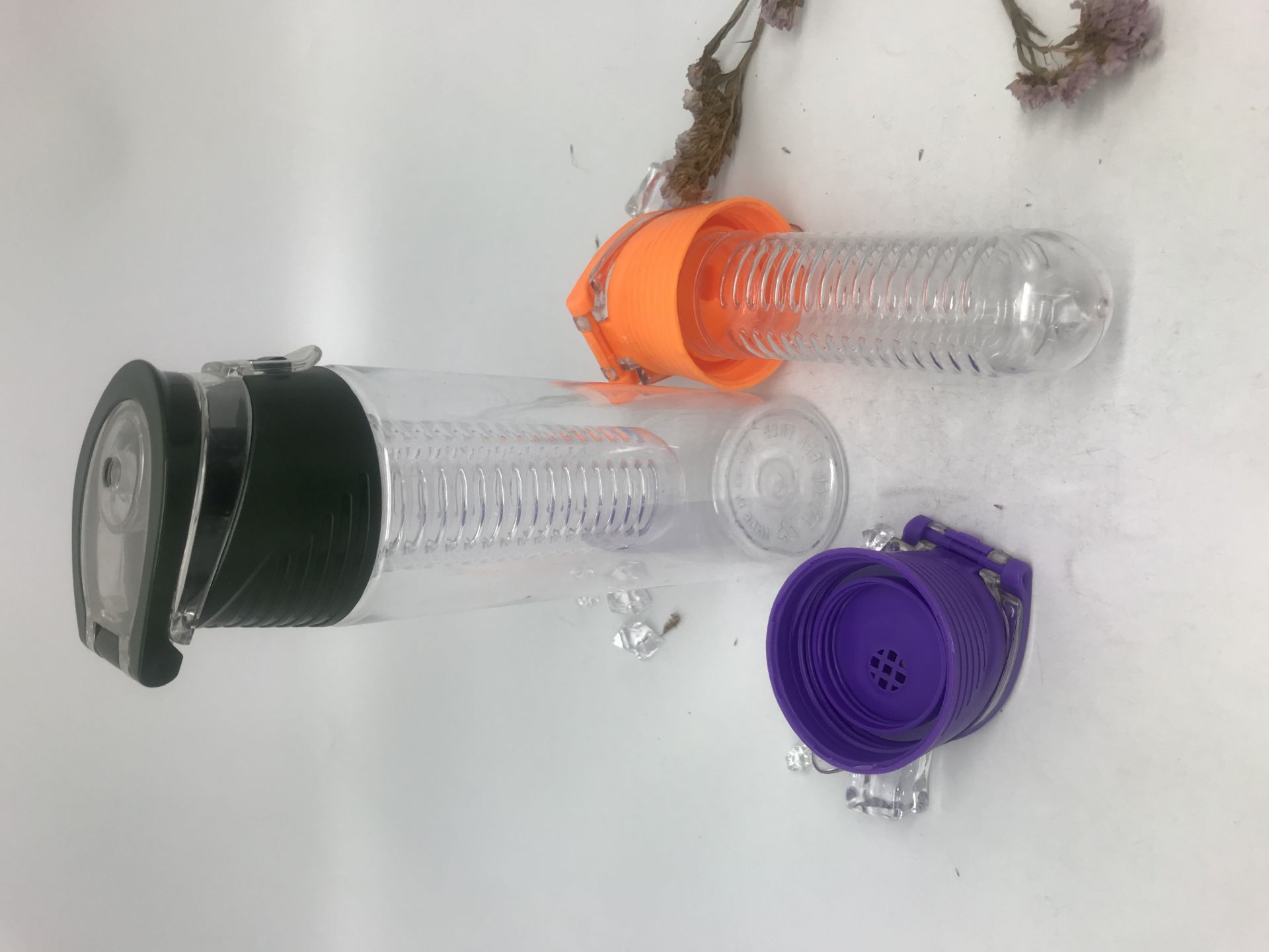 Cross-border Amazon sports and creative outdoor fruit, colorful transparent scale, large-capacity portable water cup for girls, plastic cup pic 11