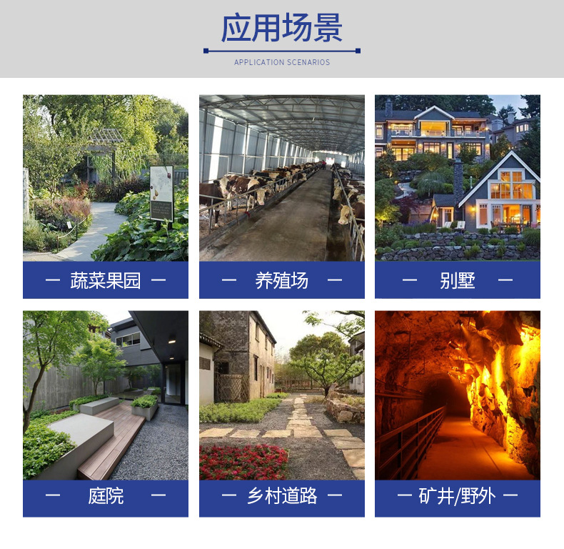Solar floodlights, outdoor projection searchlights, park lawn high waterproof floodlights, high-power solar lamps pic 24