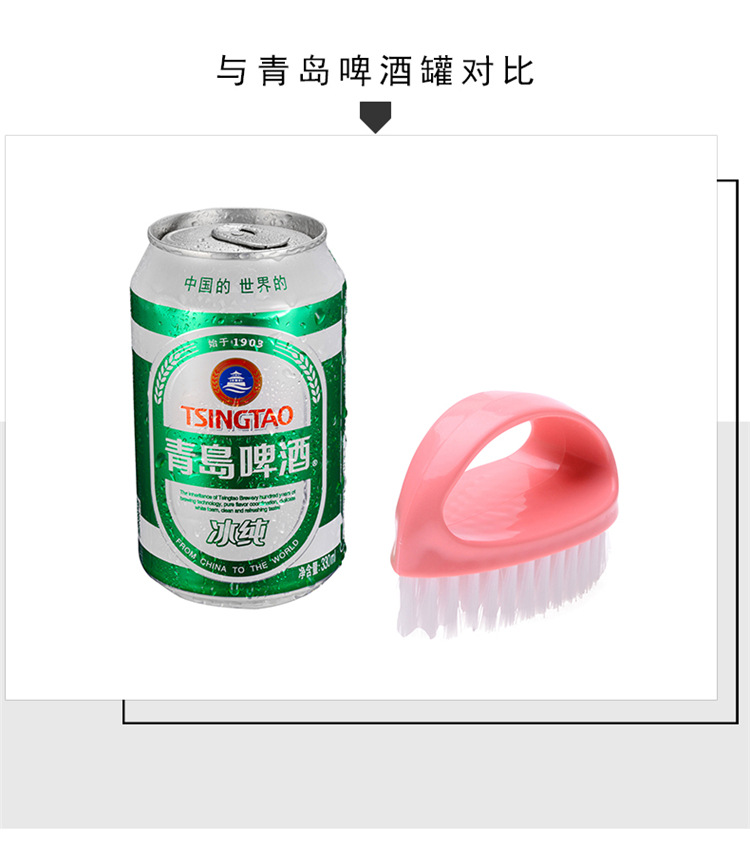 Daily necessities multi-purpose laundry brush with handle, candy-colored plastic laundry brush, candy-colored shoe cleaning brush pic 9