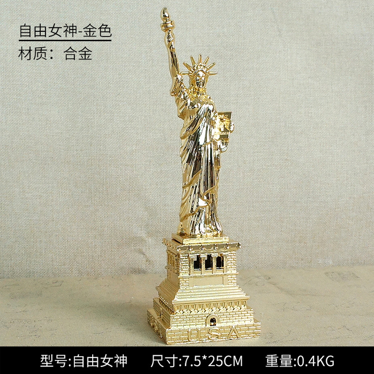 Creative metal handicrafts, American home craft ornaments, Statue of Liberty model ornaments in multiple sizes pic 18