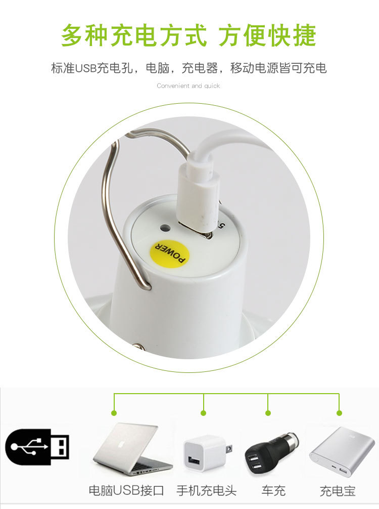 led rechargeable bulbs, night market stalls, outdoor portable camping lights, usb charging emergency lights, power failure lighting bulbs pic 4