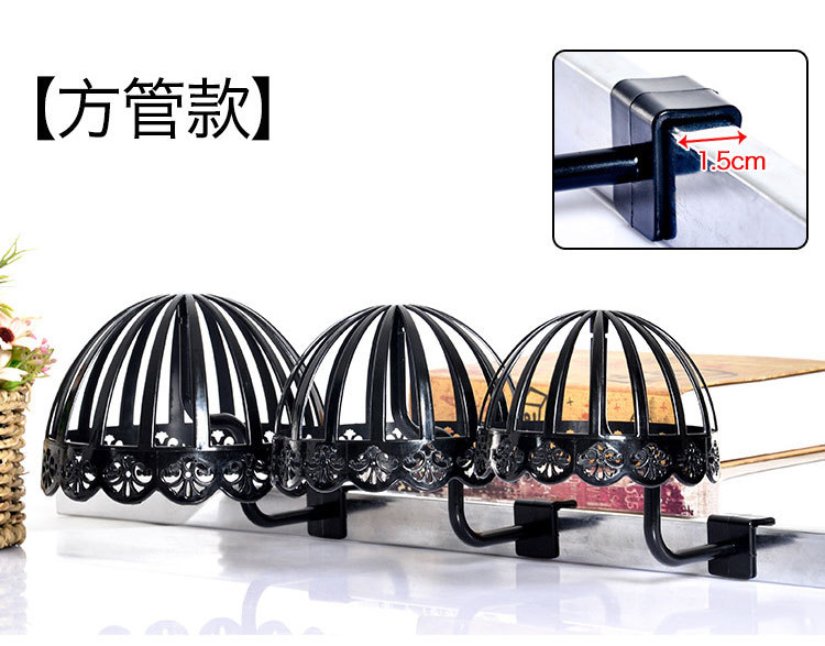 帽架配件单独出售母婴店放假发帽子架展示架立体方管槽板杆子多款详情10