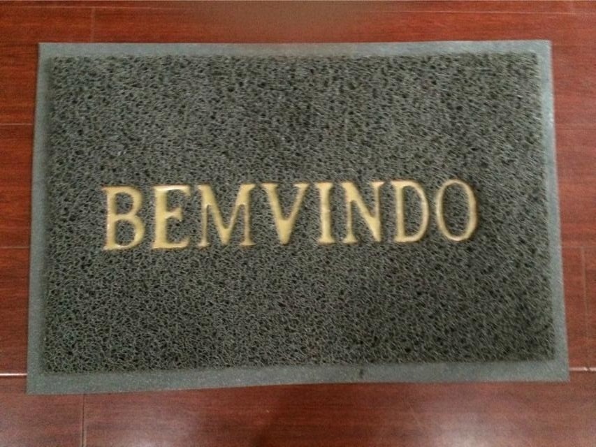 拉丝喷丝发泡底 葡文葡萄牙语BEMVINDO除尘刮泥客厅门垫入户地垫详情10