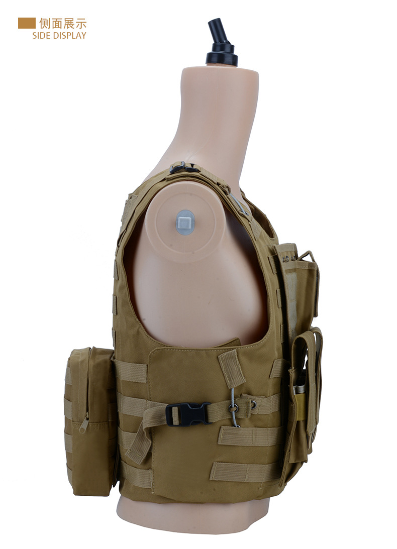 Yitu Tactical vest, anti-explosion Special training, PUBG vest, multi-functional vest, CS camouflage vest, training uniform pic 10