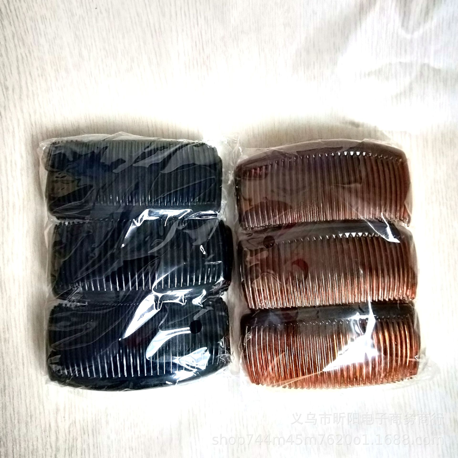 大号插梳黑色棕色简约碎发夹发发夹成人百塔刘海梳盘发卡子详情7