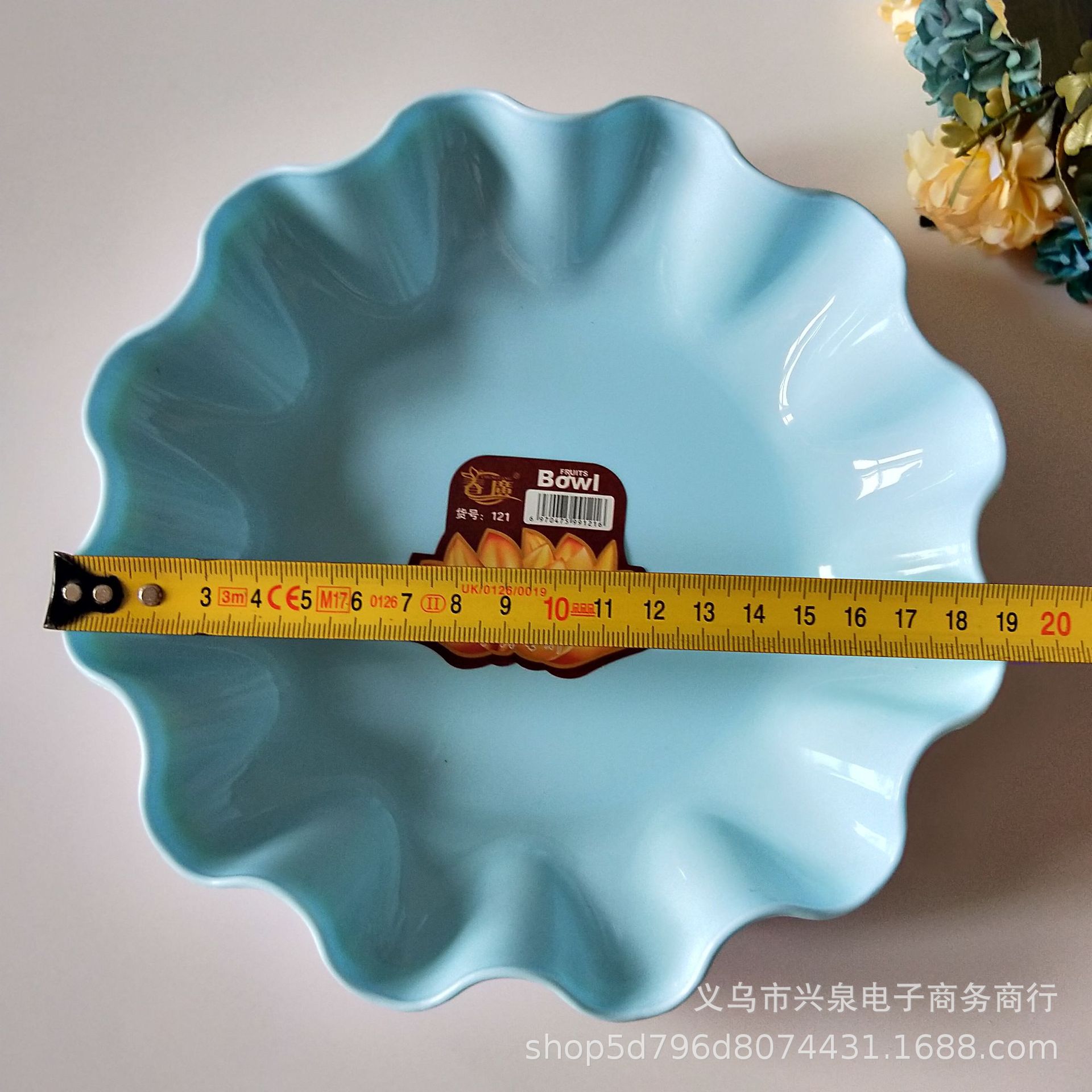 【 Zone 3-7 】XD323 fruit Platter 750 per box, flower-shaped fruit platter, plastic colored fruit platter, lace candy platter, colored lace zero platter 1 yuan 2 yuan pic 4