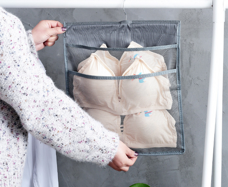 双面衣柜内衣袜子收纳袋挂壁袋储物袋墙挂式衣橱悬挂式收纳神器布详情18