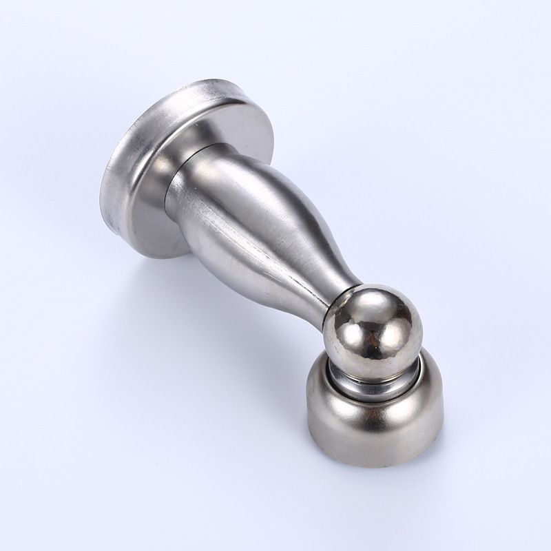 Stainless steel door stops for hotel engineering room doors, anti-collision and anti-wind strong magnetic wall stops for bedroom wooden doors and bathroom door stops pic 20