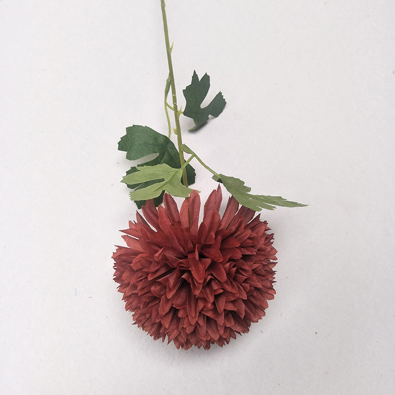 单头球清新葱球仿真花单头绣球绢花假花家居婚庆小清新装饰花详情135