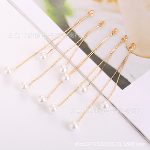 新款DIY手工精美合金烧焊爪链耳钉镶钻几何仿925银针耳饰耳坠配件详情12