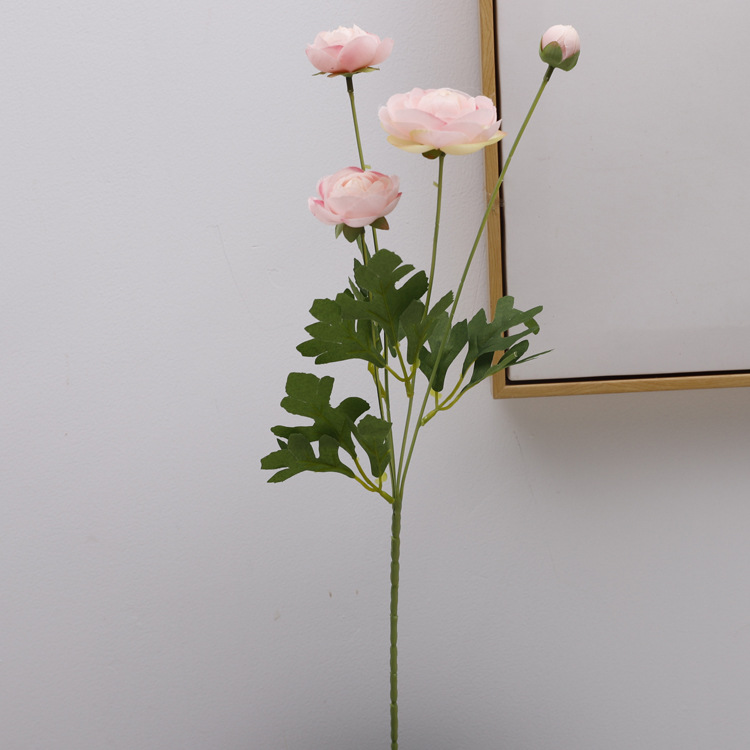 欧丽菲仿真四头露莲假花花束室内装饰摆件宠物园艺花盆容器仿真花艺品详情15