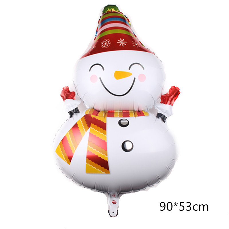 New Santa Claus Christmas tree aluminum film balloon Snowman Christmas atmosphere decoration aluminum film balloon pic 20