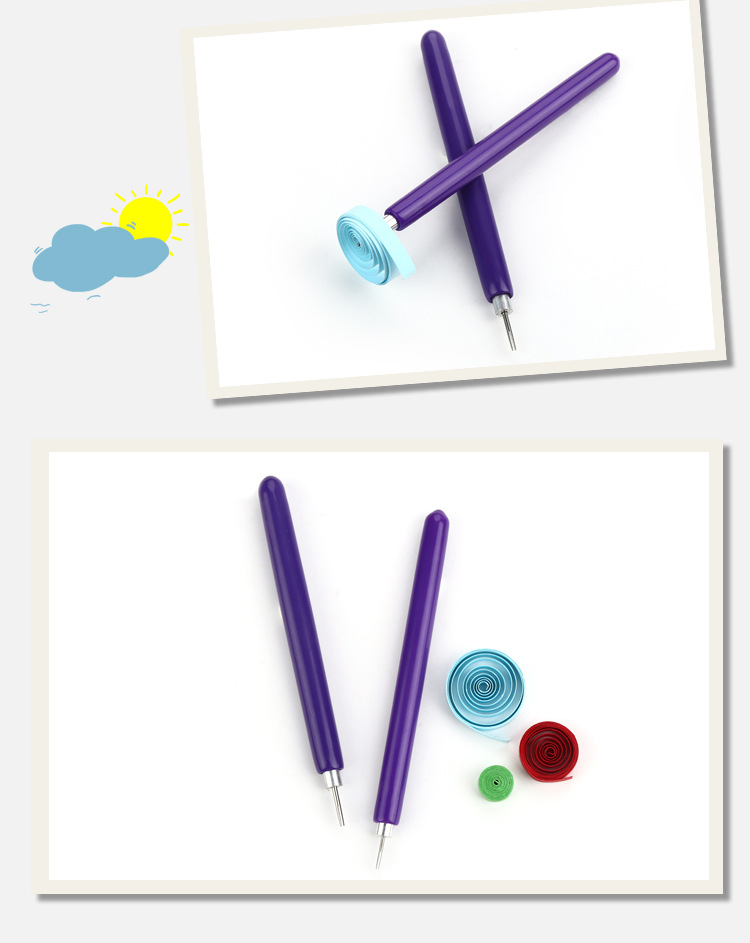 衍纸笔6件套卷纸器卷笔器卷纸笔分叉金属长短针笔衍纸笔套装详情10