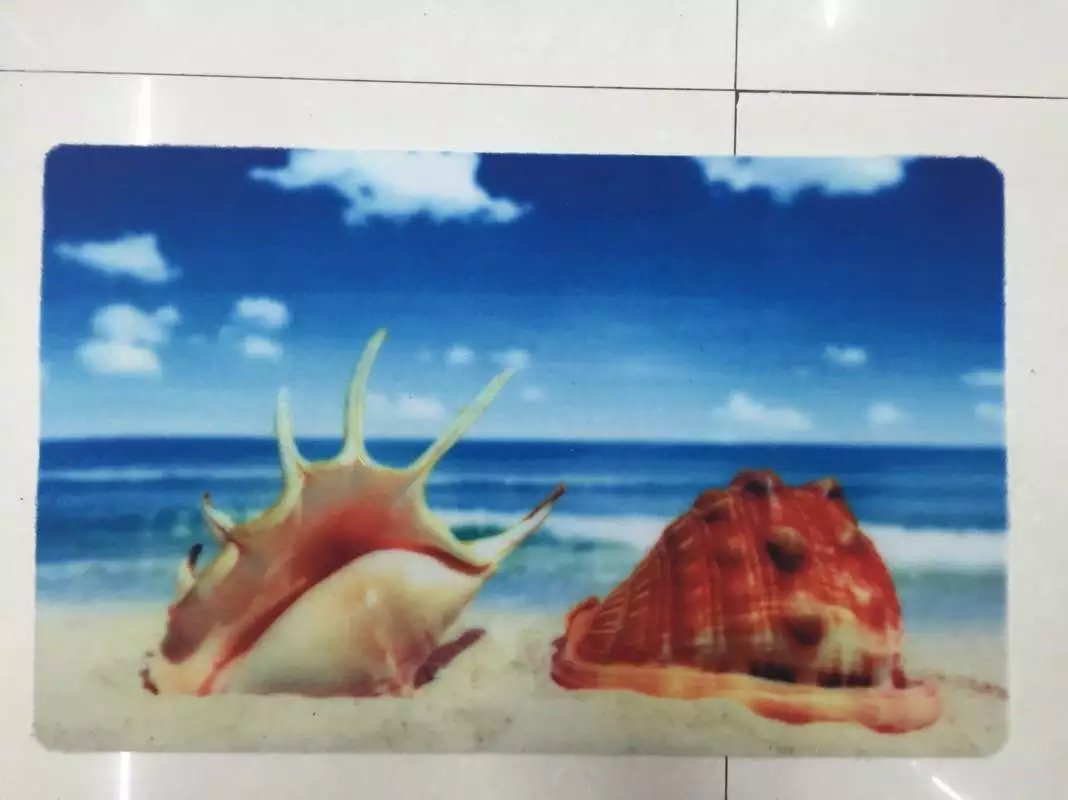 拉绒印花防滑蹭灰脚垫厨房客厅入门地毯卫浴厨房厕所防滑垫批发详情17