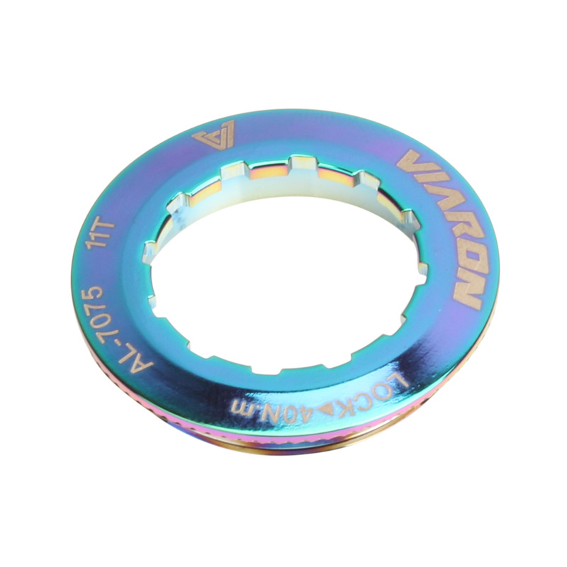 VIARON/ Cross-border aluminum alloy flywheel cover for Mountain bikes and road bikes, flywheel lock cover, lock ring, self-propelled accessories pic 8