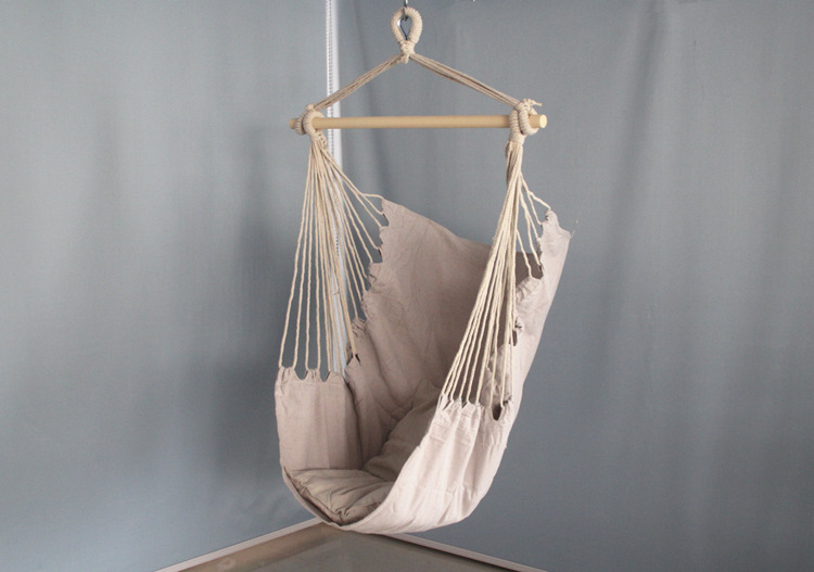 ins吊床户外网红秋千室内成人宿舍帆布家用懒人北欧民宿摇篮详情12