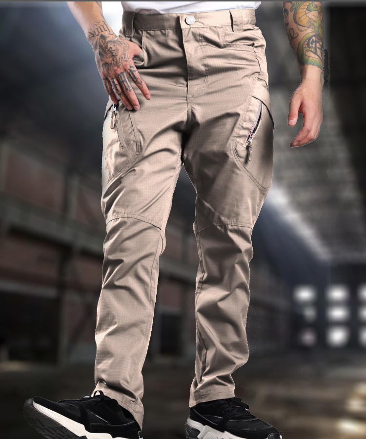 Foreign trade cross-border direct supply IX9 instructor tactical pants, loose multi-pocket pants, work pants, multi-pocket outdoor military enthusiast long pants pic 4