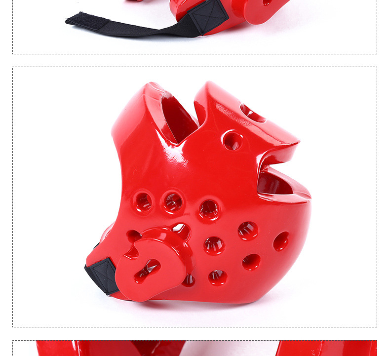 厂家直销儿童成人跆拳道护头 跆拳道运动护具 头盔一件代发详情21